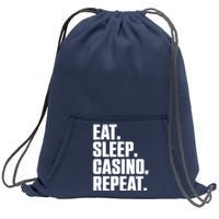 Funny Casino Lover Design For  Wo Casino Gambler Poker Sweatshirt Cinch Pack Bag