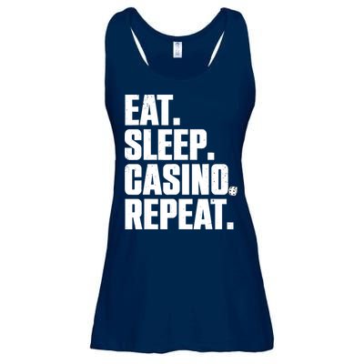 Funny Casino Lover Design For  Wo Casino Gambler Poker Ladies Essential Flowy Tank
