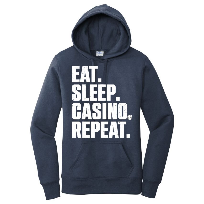 Funny Casino Lover Design For  Wo Casino Gambler Poker Women's Pullover Hoodie