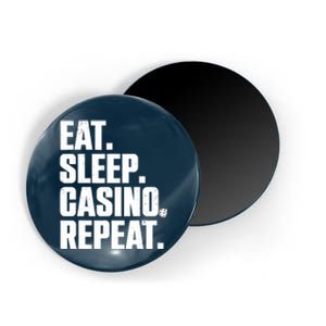 Funny Casino Lover Design For  Wo Casino Gambler Poker Magnet