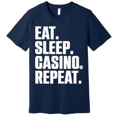 Funny Casino Lover Design For  Wo Casino Gambler Poker Premium T-Shirt