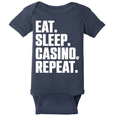 Funny Casino Lover Design For  Wo Casino Gambler Poker Baby Bodysuit
