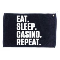 Funny Casino Lover Design For  Wo Casino Gambler Poker Grommeted Golf Towel