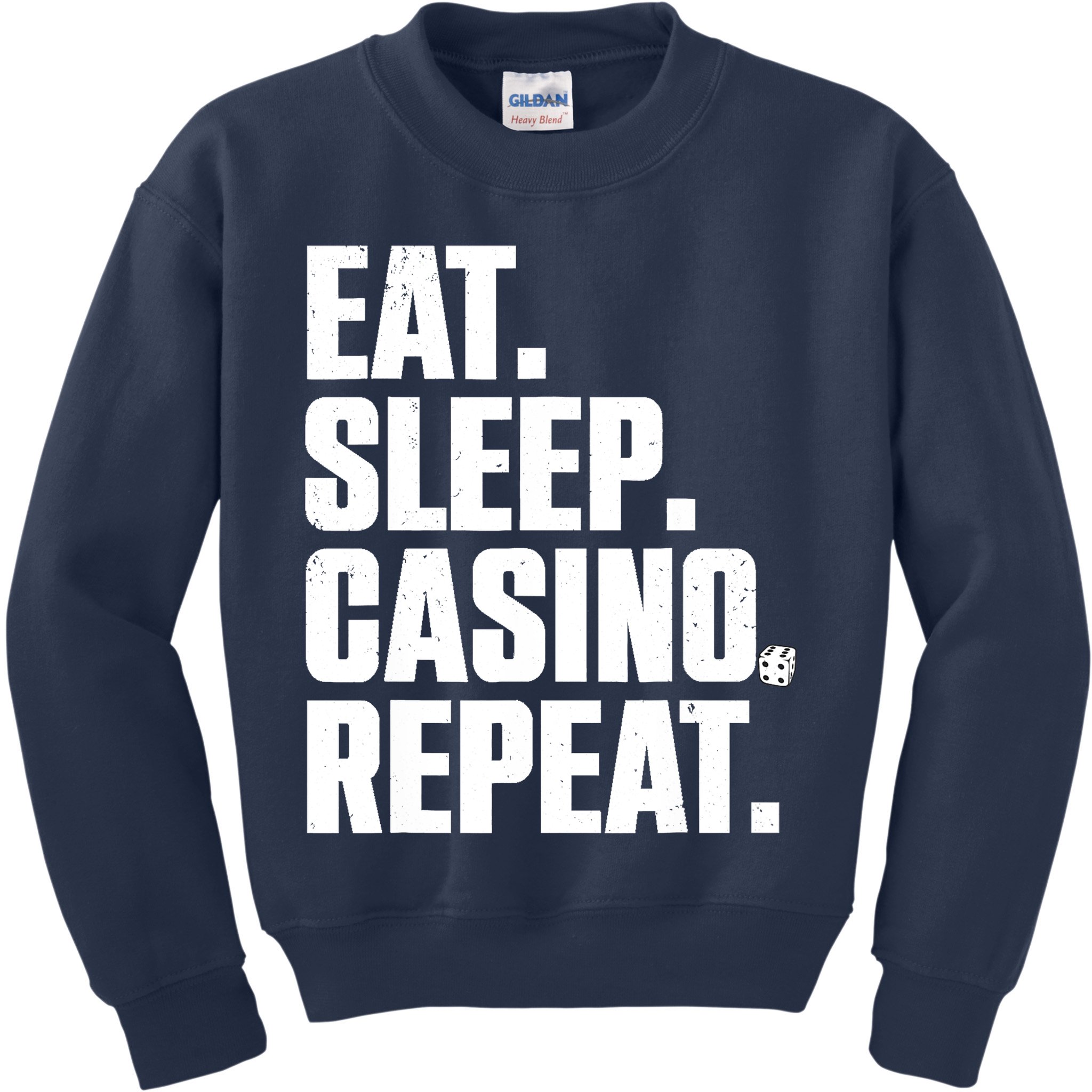 Funny Casino Lover Design For  Wo Casino Gambler Poker Kids Sweatshirt