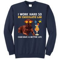 Funny Chocolate Lab Design Chocolate Labrador Lovers Sweatshirt