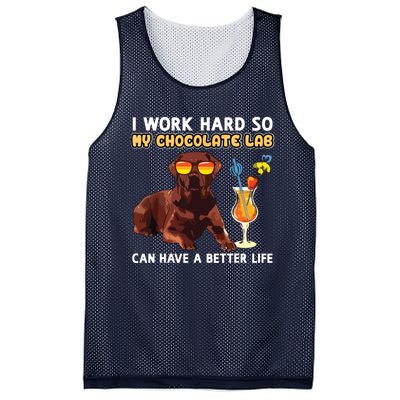 Funny Chocolate Lab Design Chocolate Labrador Lovers Mesh Reversible Basketball Jersey Tank