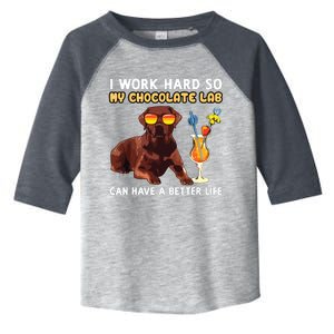 Funny Chocolate Lab Design Chocolate Labrador Lovers Toddler Fine Jersey T-Shirt