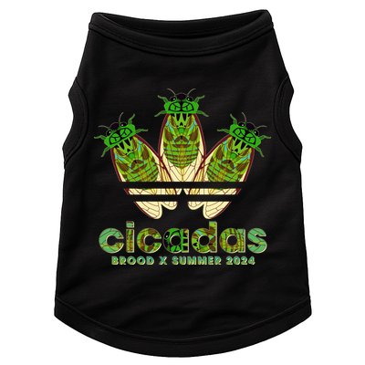 Funny Cicadas Logo Brood X Summer 2024 Doggie Tank
