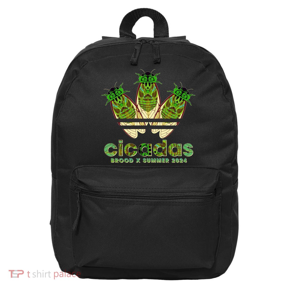 Funny Cicadas Logo Brood X Summer 2024 16 in Basic Backpack