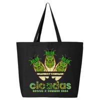 Funny Cicadas Logo Brood X Summer 2024 25L Jumbo Tote