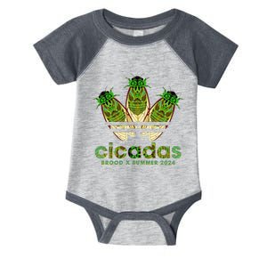 Funny Cicadas Logo Brood X Summer 2024 Infant Baby Jersey Bodysuit