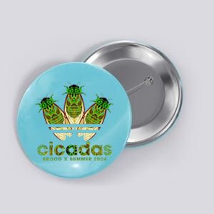 Funny Cicadas Logo Brood X Summer 2024 Button