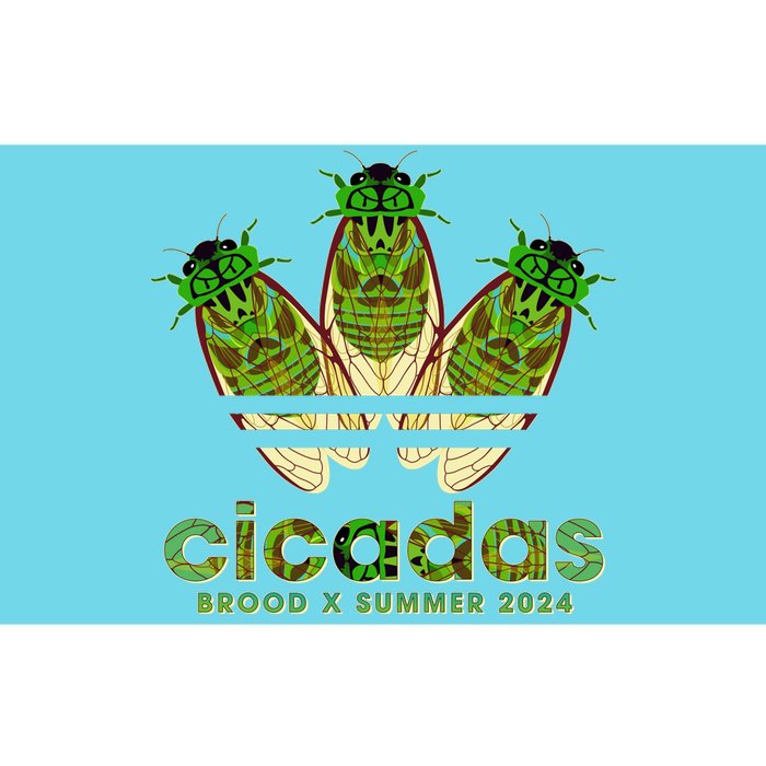 Funny Cicadas Logo Brood X Summer 2024 Bumper Sticker