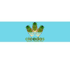 Funny Cicadas Logo Brood X Summer 2024 Bumper Sticker