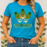 Funny Cicadas Logo Brood X Summer 2024 Womens T-Shirt