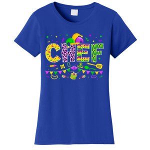 Funny Chef Lover Mardi Gras Carnival Party Cute Gift Women's T-Shirt