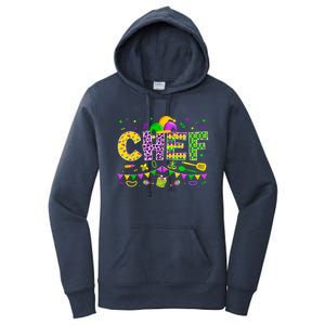 Funny Chef Lover Mardi Gras Carnival Party Cute Gift Women's Pullover Hoodie