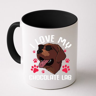 Funny Chocolate Labrador Retriever Gift Men Women Lab Lover Mug