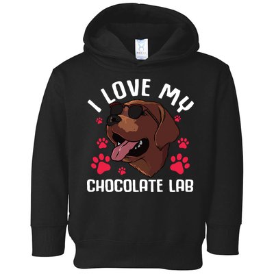 Funny Chocolate Labrador Retriever Gift Men Women Lab Lover Toddler Hoodie