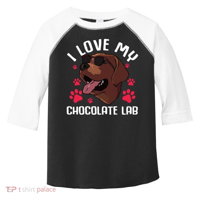 Funny Chocolate Labrador Retriever Gift Men Women Lab Lover Toddler Fine Jersey T-Shirt