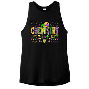 Funny Chemistry Lover Mardi Gras Carnival Party Gift Ladies PosiCharge Tri-Blend Wicking Tank