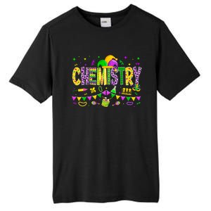 Funny Chemistry Lover Mardi Gras Carnival Party Gift Tall Fusion ChromaSoft Performance T-Shirt