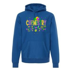 Funny Chemistry Lover Mardi Gras Carnival Party Gift Premium Hoodie