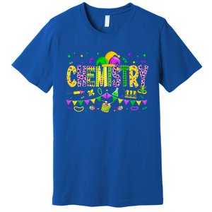 Funny Chemistry Lover Mardi Gras Carnival Party Gift Premium T-Shirt