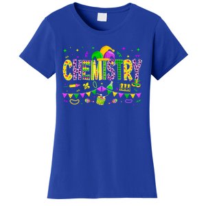 Funny Chemistry Lover Mardi Gras Carnival Party Gift Women's T-Shirt