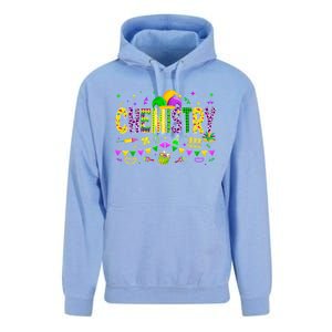 Funny Chemistry Lover Mardi Gras Carnival Party Gift Unisex Surf Hoodie