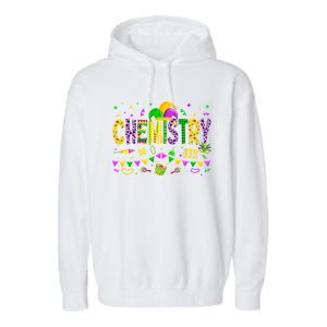 Funny Chemistry Lover Mardi Gras Carnival Party Gift Garment-Dyed Fleece Hoodie