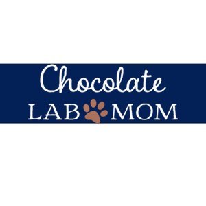 Funny Chocolate Lab Mom Women Labrador Retriever Mama Bumper Sticker