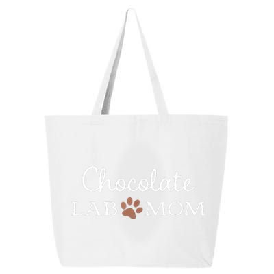 Funny Chocolate Lab Mom Women Labrador Retriever Mama 25L Jumbo Tote