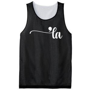 Funny Comma La Kamala Harris Punctuation La Election Vote Mesh Reversible Basketball Jersey Tank