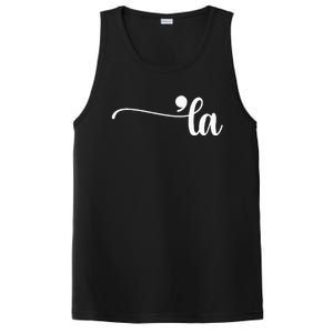 Funny Comma La Kamala Harris Punctuation La Election Vote PosiCharge Competitor Tank