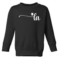 Funny Comma La Kamala Harris Punctuation La Election Vote Toddler Sweatshirt