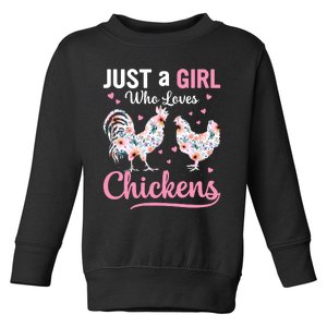 Funny Chicken Lover Hen Love Cute Toddler Sweatshirt