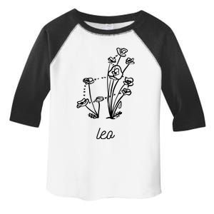 Flower Constellation Leo Leo Person Gift Toddler Fine Jersey T-Shirt