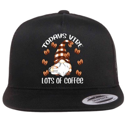 Funny Coffee Lover Quote For Women Who Loves Coffee Gnomes Flat Bill Trucker Hat