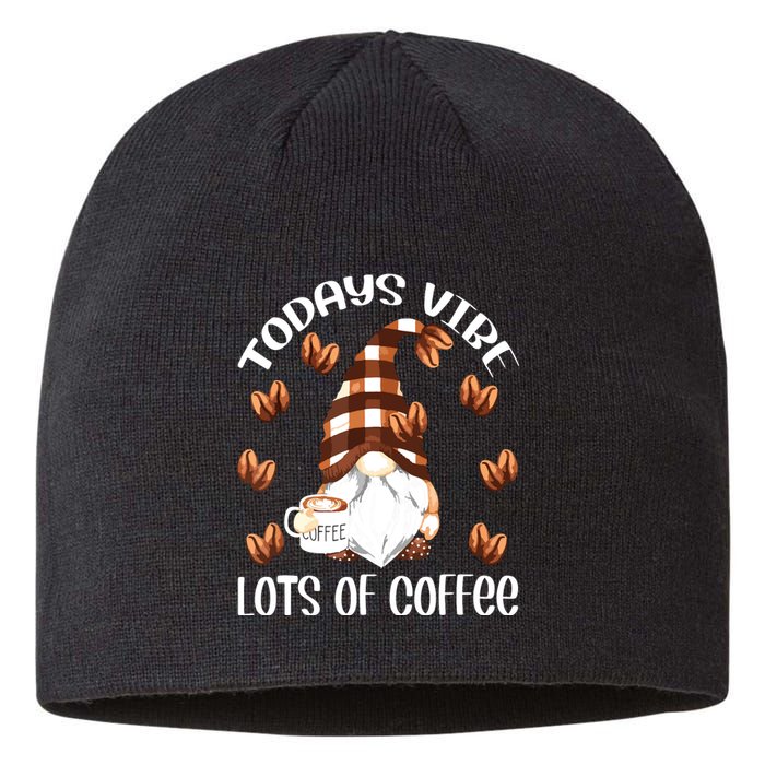 Funny Coffee Lover Quote For Women Who Loves Coffee Gnomes Sustainable Beanie