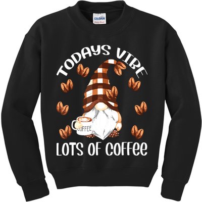 Funny Coffee Lover Quote For Women Who Loves Coffee Gnomes Kids Sweatshirt