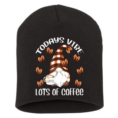 Funny Coffee Lover Quote For Women Who Loves Coffee Gnomes Short Acrylic Beanie