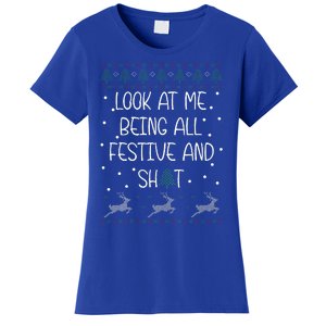 funny christmas look at me being all festive Humorous Xmas  Women's T-Shirt