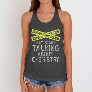 Funny Chemistry Lover Gifts Chemistry Women's Knotted Racerback Tank