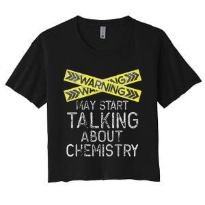 Funny Chemistry Lover Gifts Chemistry Women's Crop Top Tee