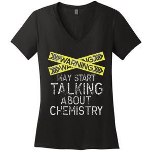 Funny Chemistry Lover Gifts Chemistry Women's V-Neck T-Shirt