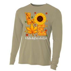 Funny Cute Love Activity Director Life Thanksgiving Autumn Fall Leaf Cooling Performance Long Sleeve Crew