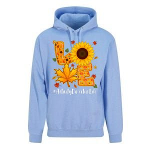 Funny Cute Love Activity Director Life Thanksgiving Autumn Fall Leaf Unisex Surf Hoodie