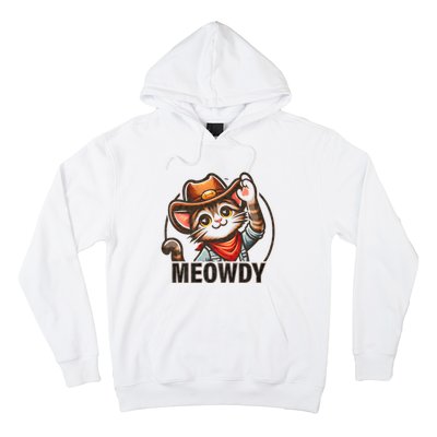 Funny Cat Lover Cute Kitten Cats Funny Pet Cat Owner Cowboy Hoodie