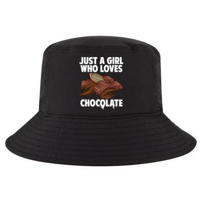 Funny Chocolate Lover Art For Women Girls Love Chocolate Cool Comfort Performance Bucket Hat